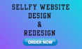 do sellfy web design redesign and store design