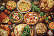 draw food illustration using watercolor
