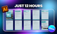 be your fast canva, photoshop and illustrator virtual assistant