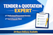 prepare professional tender documents and quotations
