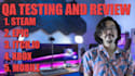 qa test and give you feedback on your game