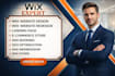 design wix website redesign wix website build responsive wix website