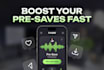 boost your spotify pre saves with apple music real audience before release