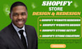 shopify store design, redsign, shopify website