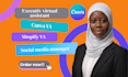 your virtual assistant for admin, data entry, web research ,canva design