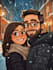 draw amazing couple illustration