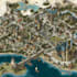 create a marvelous vintage fantasy vector map, illustration for you