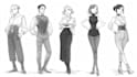 draw sketches with your character