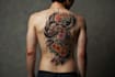 making a tattoo design in japanese style