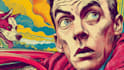 create cool retro comic art design illustration