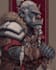 create epic warhammer 40k character illustrations