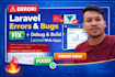 fix laravel errors, bugs or build custom laravel web app