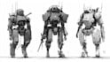 draw or design mechs robots concepts