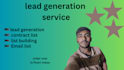 do b2b lead generation and email list building
