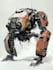 do custom digital anime mecha art illustration