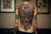 make a japanese style tattoo art