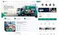 build modern logistics trucking freight moving company website