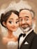 make couple portrait illustration