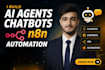 build ai agents chatbots  n8n automation