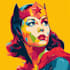 design an amazing superhero pop art
