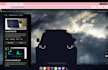 create a modern macos style UI website using react