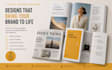 design clean, professional magazine, editorial layouts