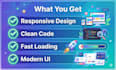 create a responsive landing page