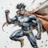 design custom superhero character illustration