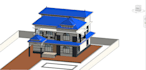 create detailed 3d bim house model with elevations, construction planning, revit
