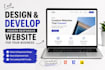design and develop a modern responsive website for your business