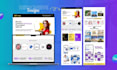 make a ugc portfolio website in canva