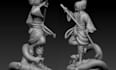 create printable 3d model, anime model, 3d toys, figures, stl file 3d printing