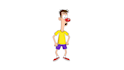create 2d rigged comic character with lip sync for animation