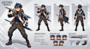 design professional anime character turnaround sheets