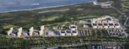 remodel 3d master plan bird eye view,landscape residential complex,3d urban plan