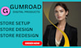 setup your gumroad store to make sales