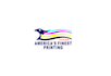create modern printing and press logo design