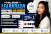 design learndash wordpress website for coaches trainers and course creators