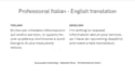 translate and improve your text professionally