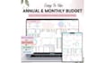 create custom excel google sheets budget planner for debt payoff and retirement