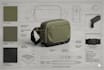 design professional handbag, backpack design with drawings