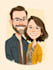 make couple portrait illustration