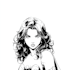 draw black and white comic superhero character line art