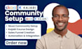 setup skool community skool online course kajabi website kajabi online course
