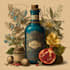 make detailed illustration for label product
