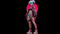 design anime character , cyberpunk character