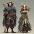 draw fantasy style game character art
