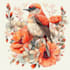 draw an animal and botanical illustration