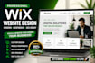 design wix redesign wix website landing page redesign