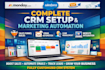 setup monday com crm project management sales force email marketing automation